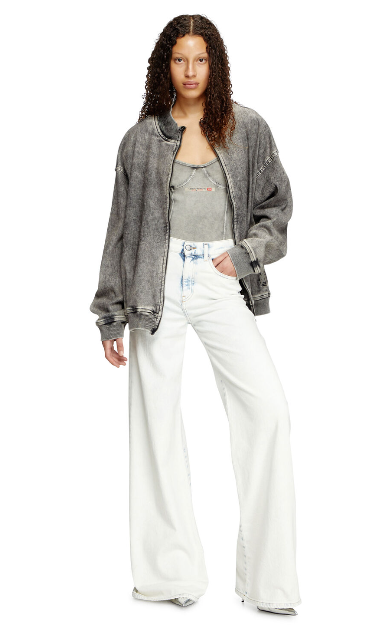 WOMEN - Flare Jeans 1978 D-Akemi 09l33 White/Blue - Diesel