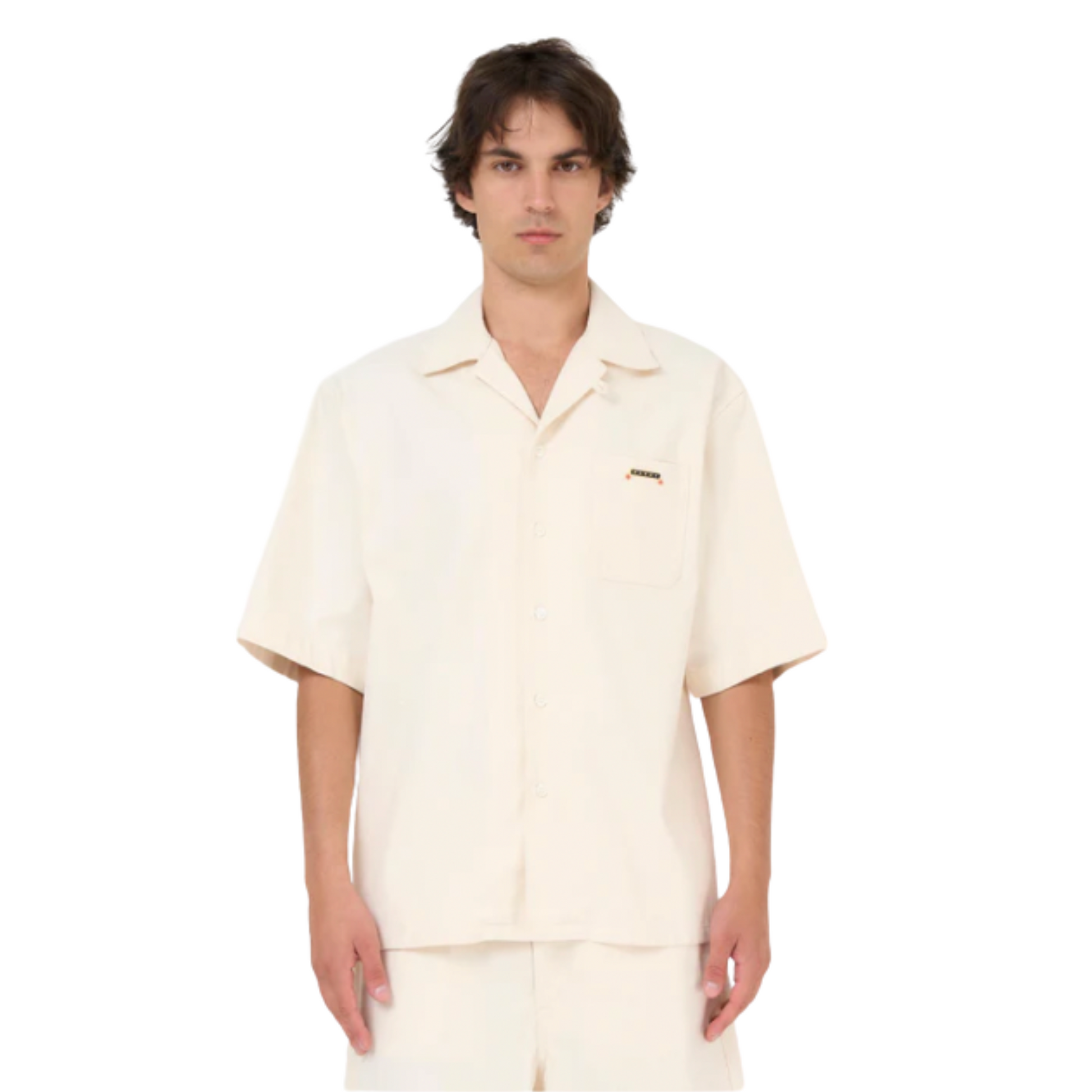 MEN - CHEMISE MANCHES COURTES COLORED LIGHT DENIM BONE - Marni