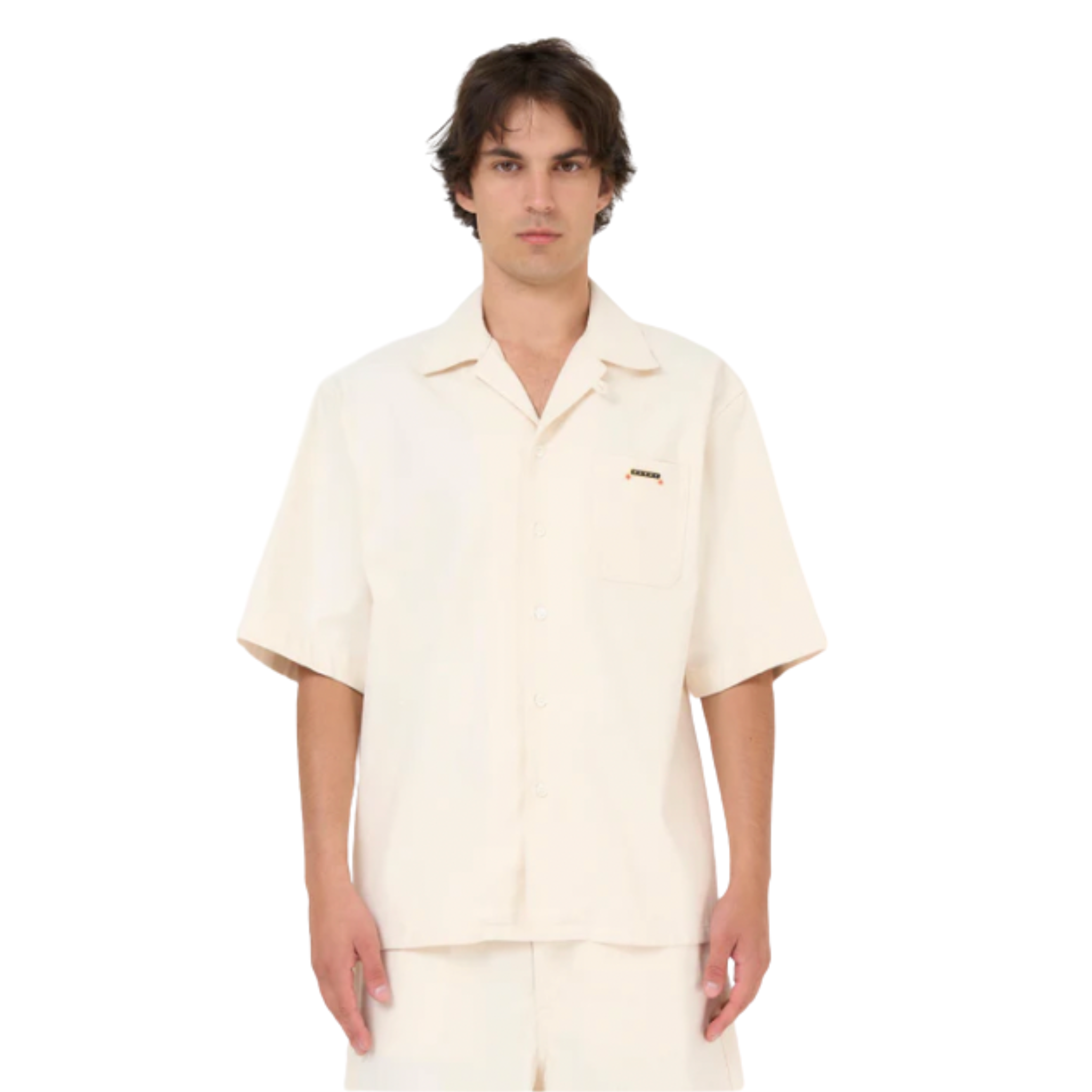 MEN - CHEMISE MANCHES COURTES COLORED LIGHT DENIM BONE - Marni