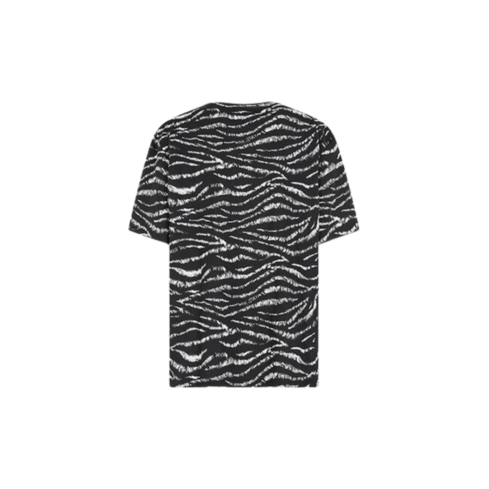 WOMEN - T-Shirt Zebra print light jersey Black/White - The Attico