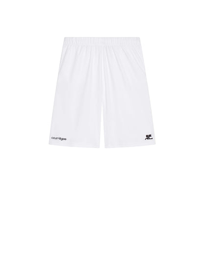 UNISEX SPORT SHORT WHITE - Courrèges