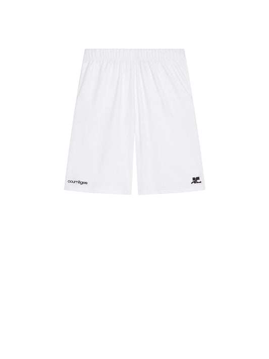 UNISEX SPORT SHORT WHITE - Courrèges