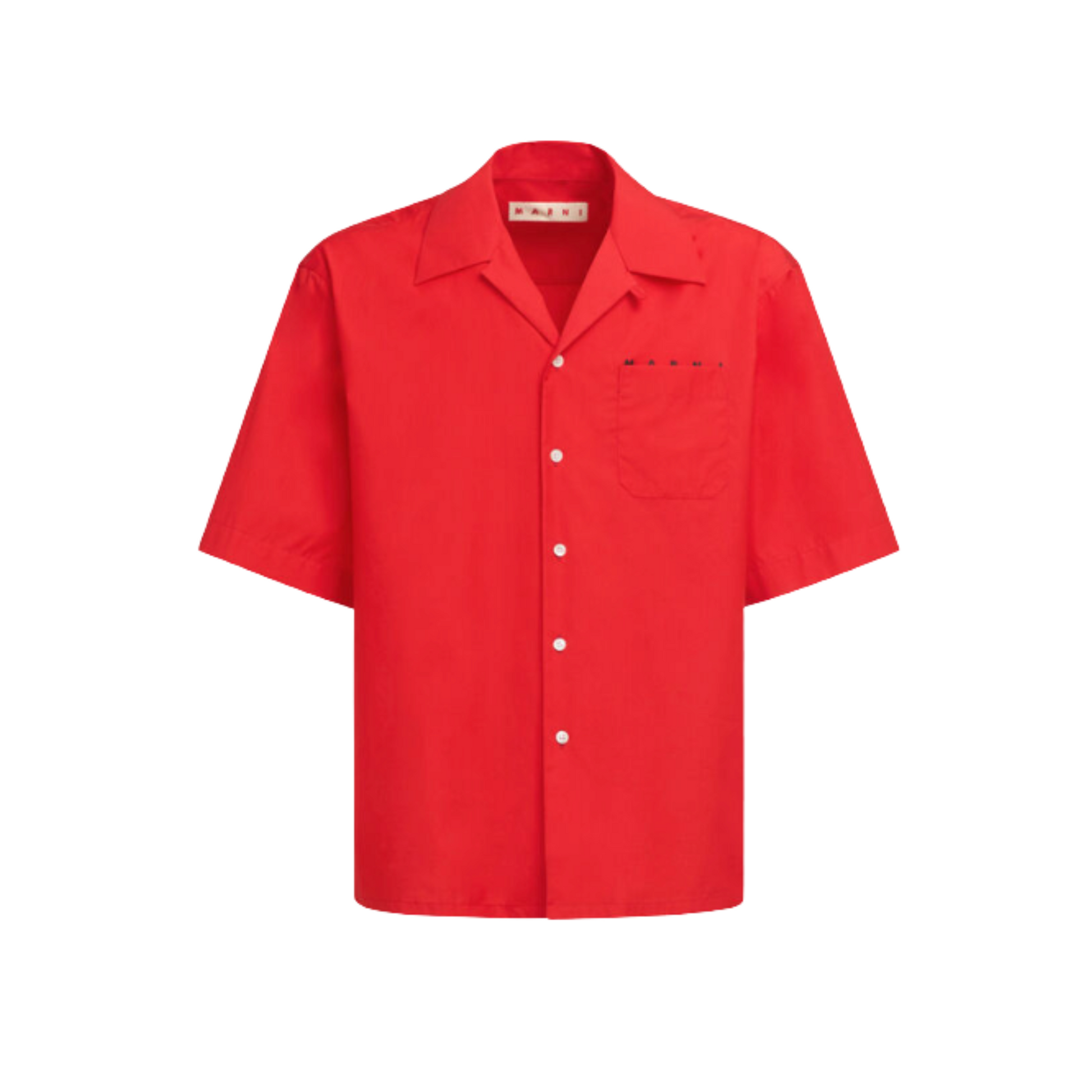 MEN - POPELINE SHIRT Red - Marni