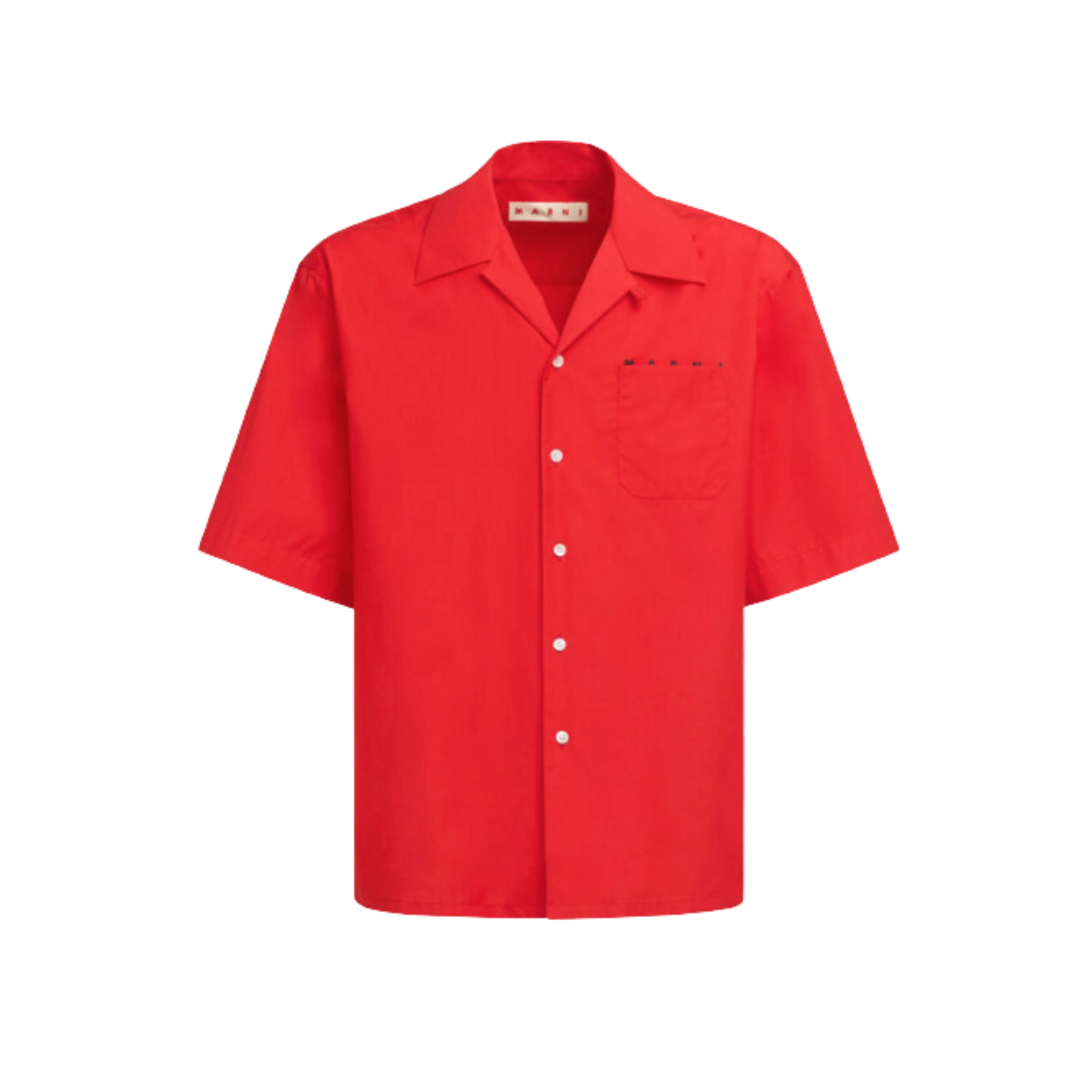 MEN - POPELINE SHIRT Red - Marni