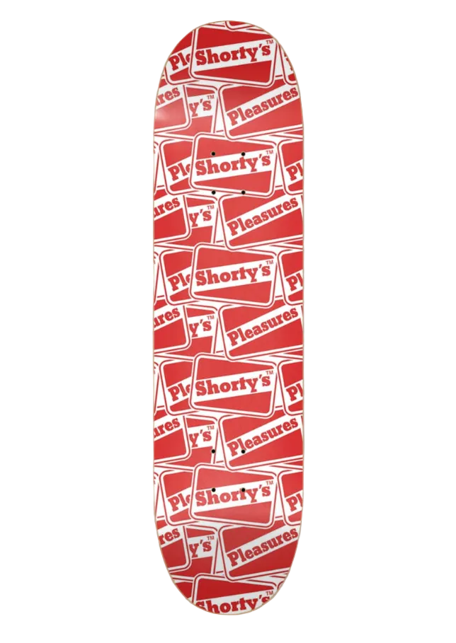 Skateboard - Pleasures x Shortys red