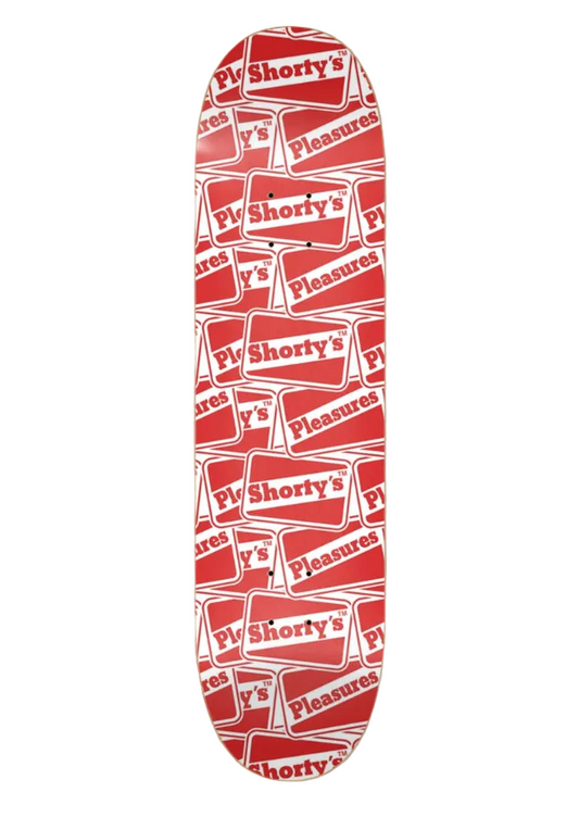 Skateboard - Pleasures x Shortys red