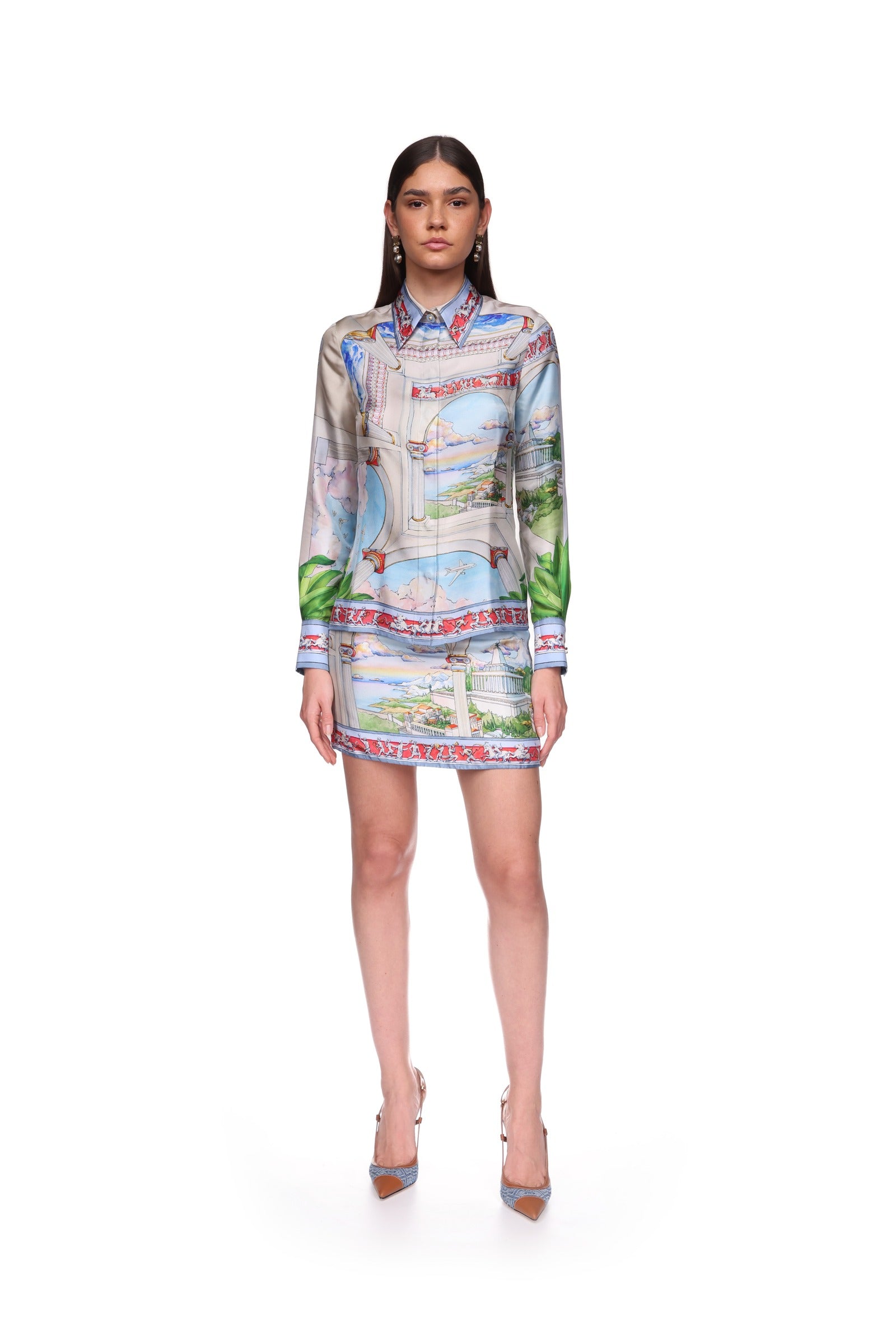 WOMEN - Longsleeve Shirt Silk Le Passage - Casa Blanca