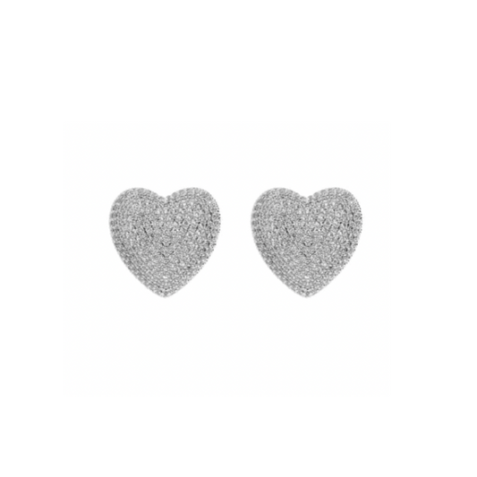 EARRINGS PAVE AMOR - Martha Calvo