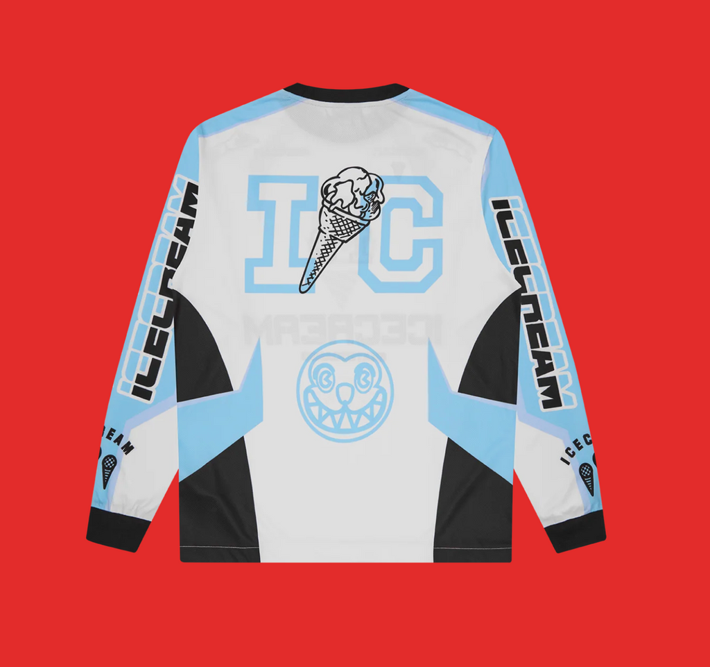 MEN - MOTORCYCLE L/S T-SHIRT MULTI - ICE CREAM