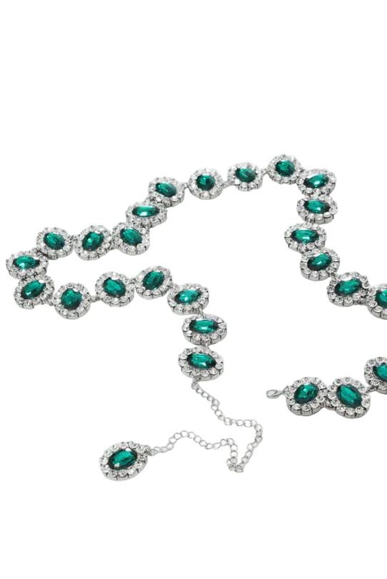 WOMEN - BODY CHAIN GREEN - Venuja