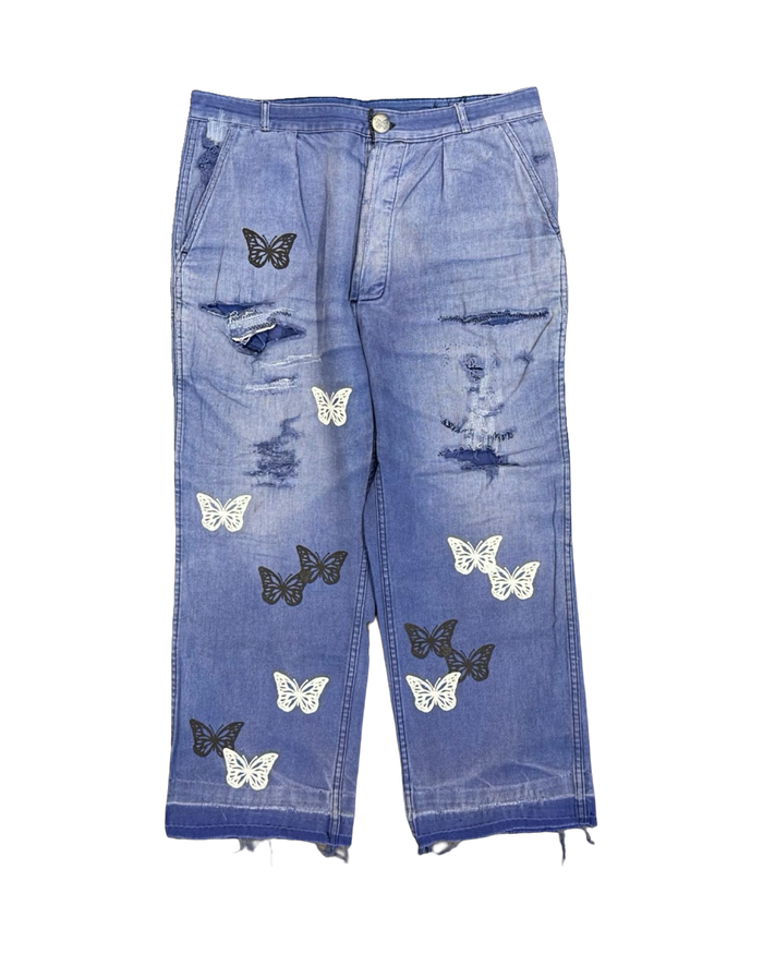 MEN - WORKER PANTS BLUE - About Dream
