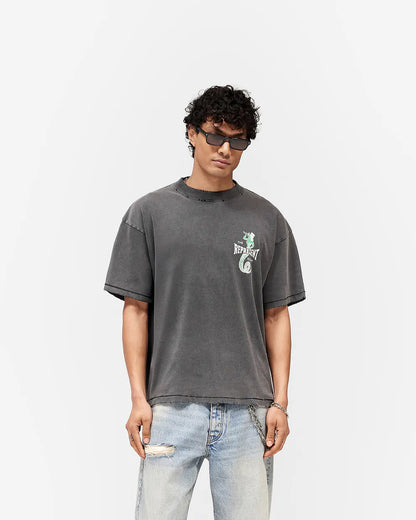 MEN  - T-SHIRT X THE VIPER ROOM DICE VINTAGE GREY - Represent