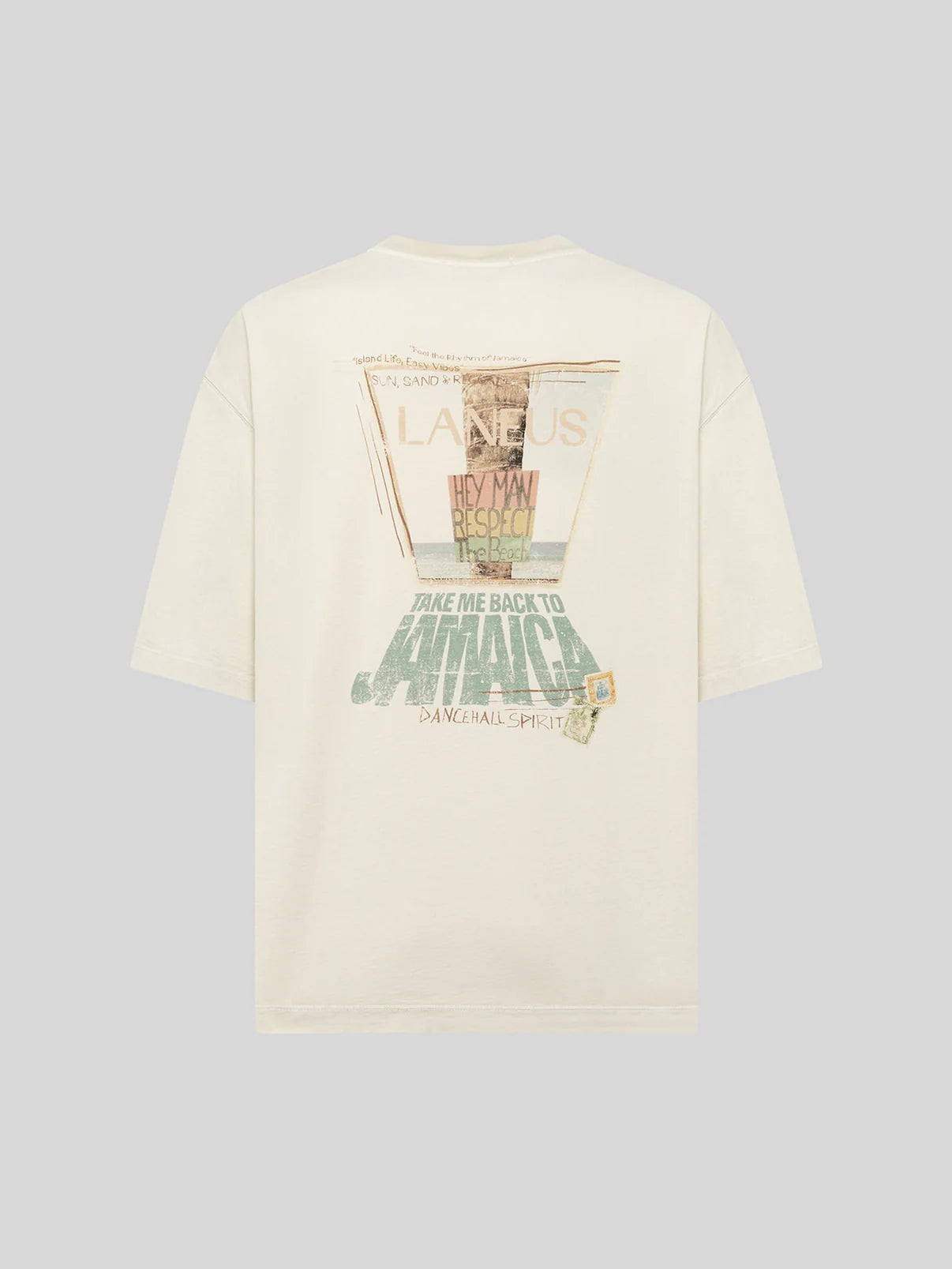 MEN - JAMAICA T-SHIRT WHITE - Laneus
