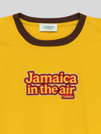 WOMEN - T-SHIRT YELLOW WITH PATCH - Laneus