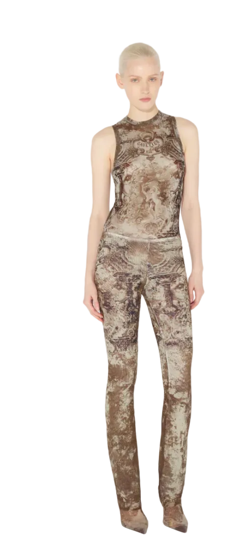 THE BEIGE MÉDAILLON TANK TOP - JPG