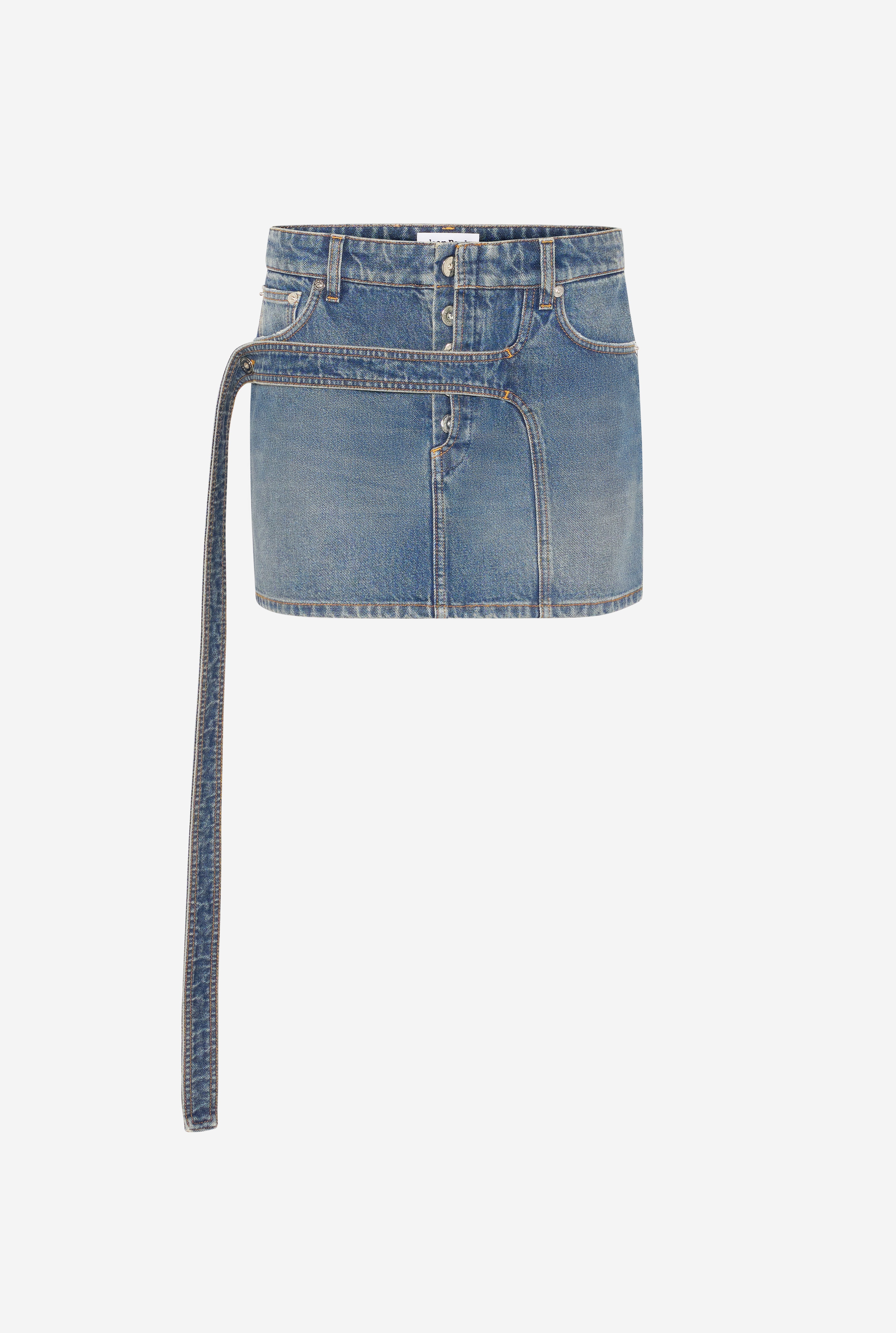 MINI SKIRT DENIM BLUE - JPG