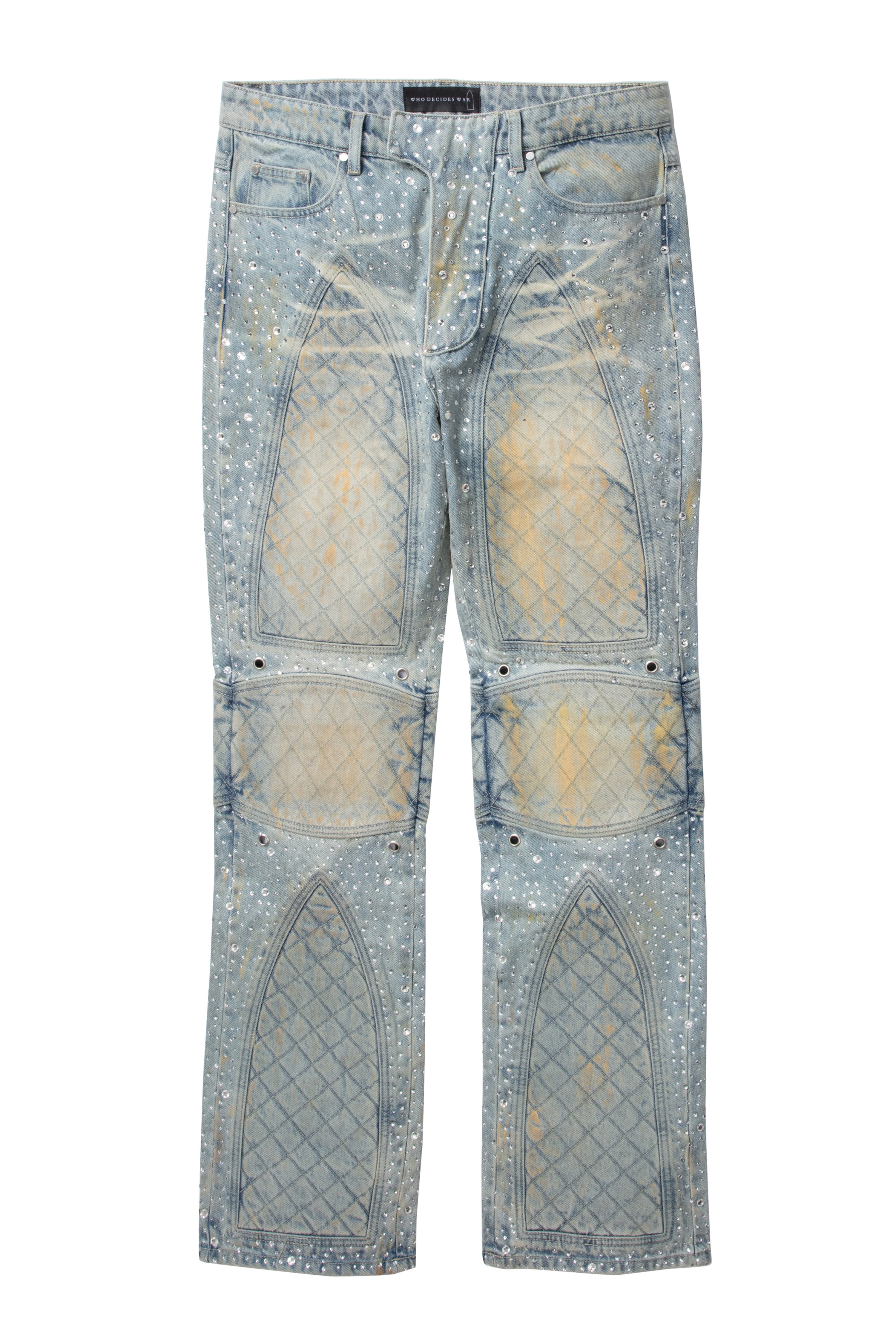 MEN - JEANS STUDDED MOTO DENIM - WDW