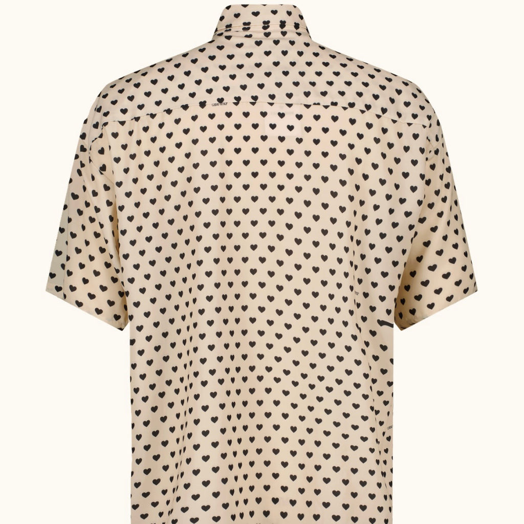 Swan Paris X Le Corner Saint Barth Chemise iles noire