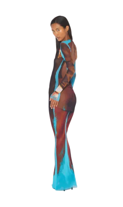 WOMEN - RE-EDITION THE TENNIS SUIT DRESS BLUE - JPG