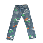 BUTTERFLY DENIM JEANS MULTI COLORS - About Dreams