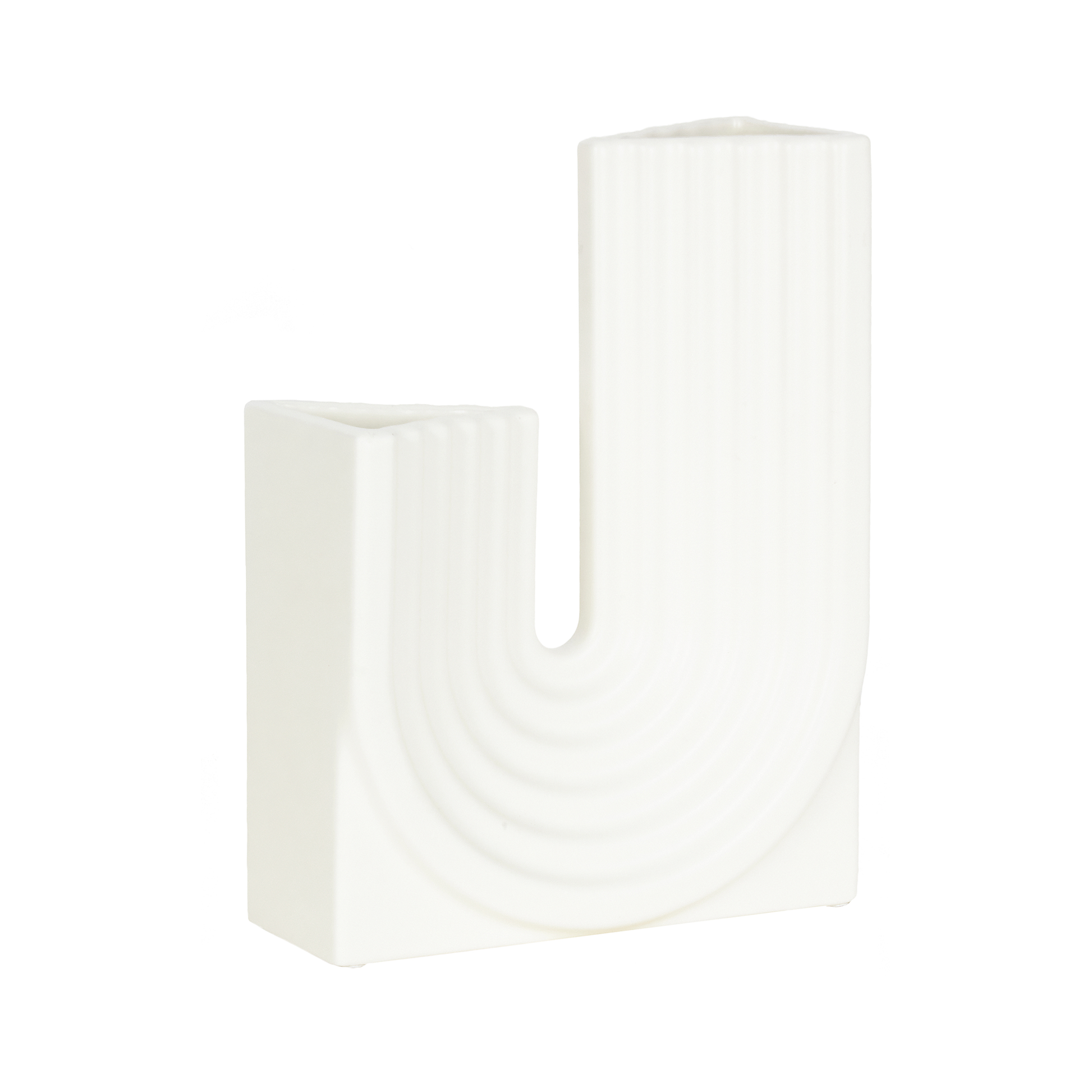 Archway J Vase White - Curves