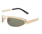 WOMEN - YELLOW GOLD SUNGLASSES - The Attico