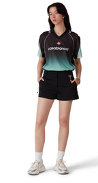 WOMEN - FOOTBALL SHIRT GRADIENT MONOGRAM black/green - Casa Blanca