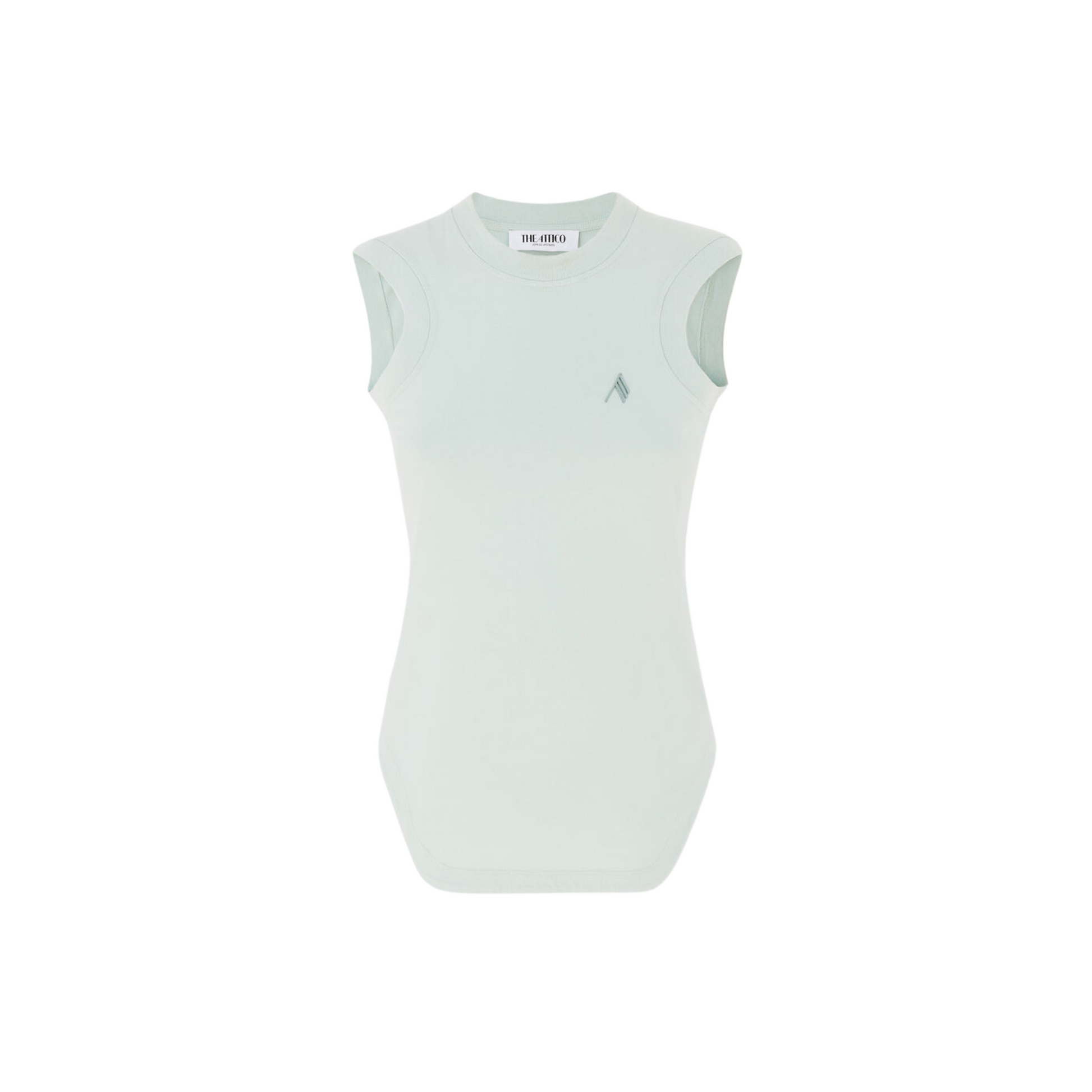 WOMEN - Tank Top Light Jersey Mint - The Attico