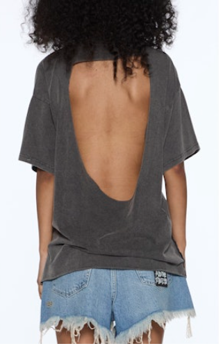 WOMEN - TBS BLEACH TEE SMOKE - Ksubi