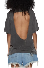 WOMEN - TBS BLEACH TEE SMOKE - Ksubi