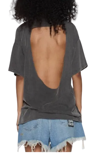 WOMEN - TBS BLEACH TEE SMOKE - Ksubi