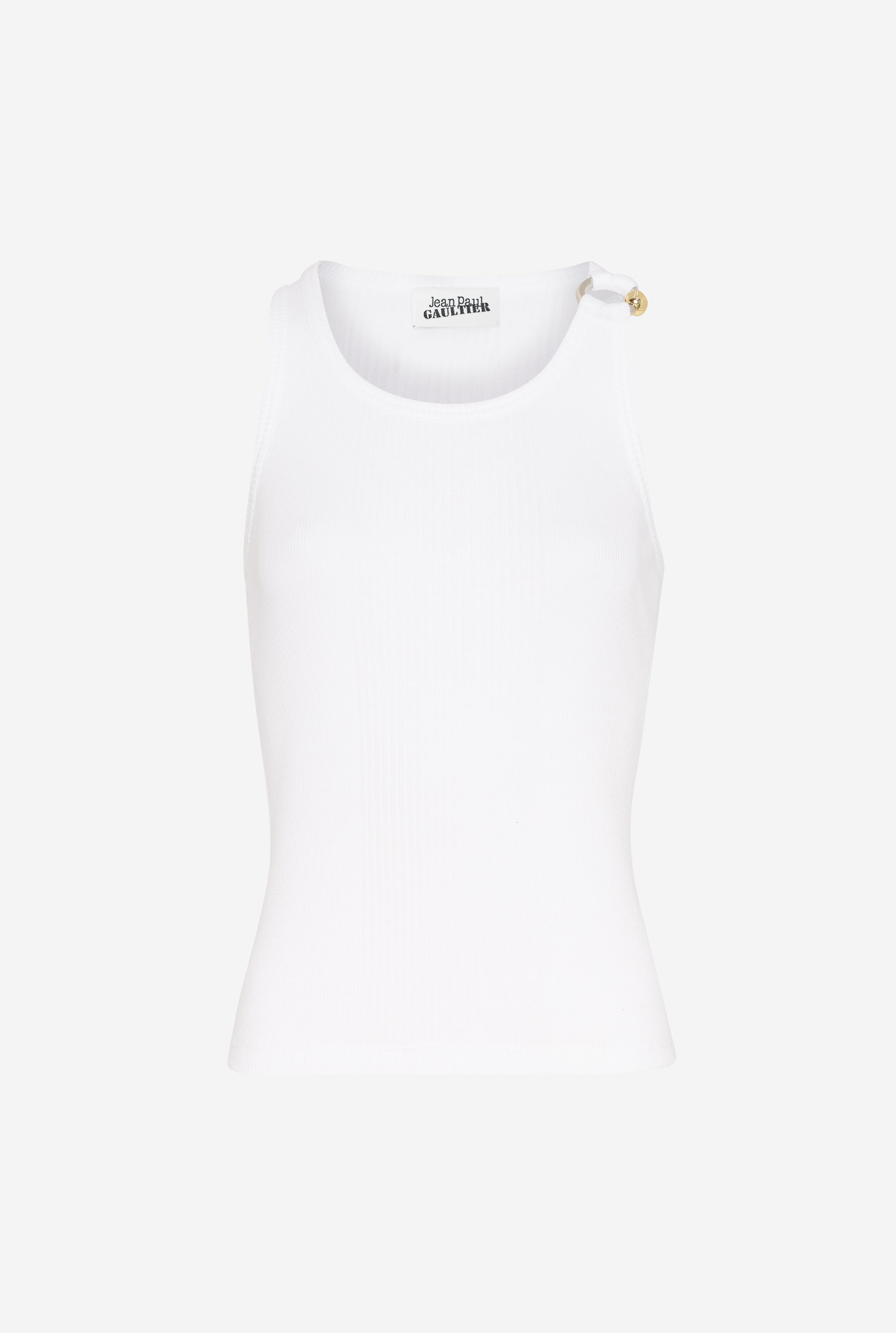 THE WHITE PIERCING TANK TOP - JPG