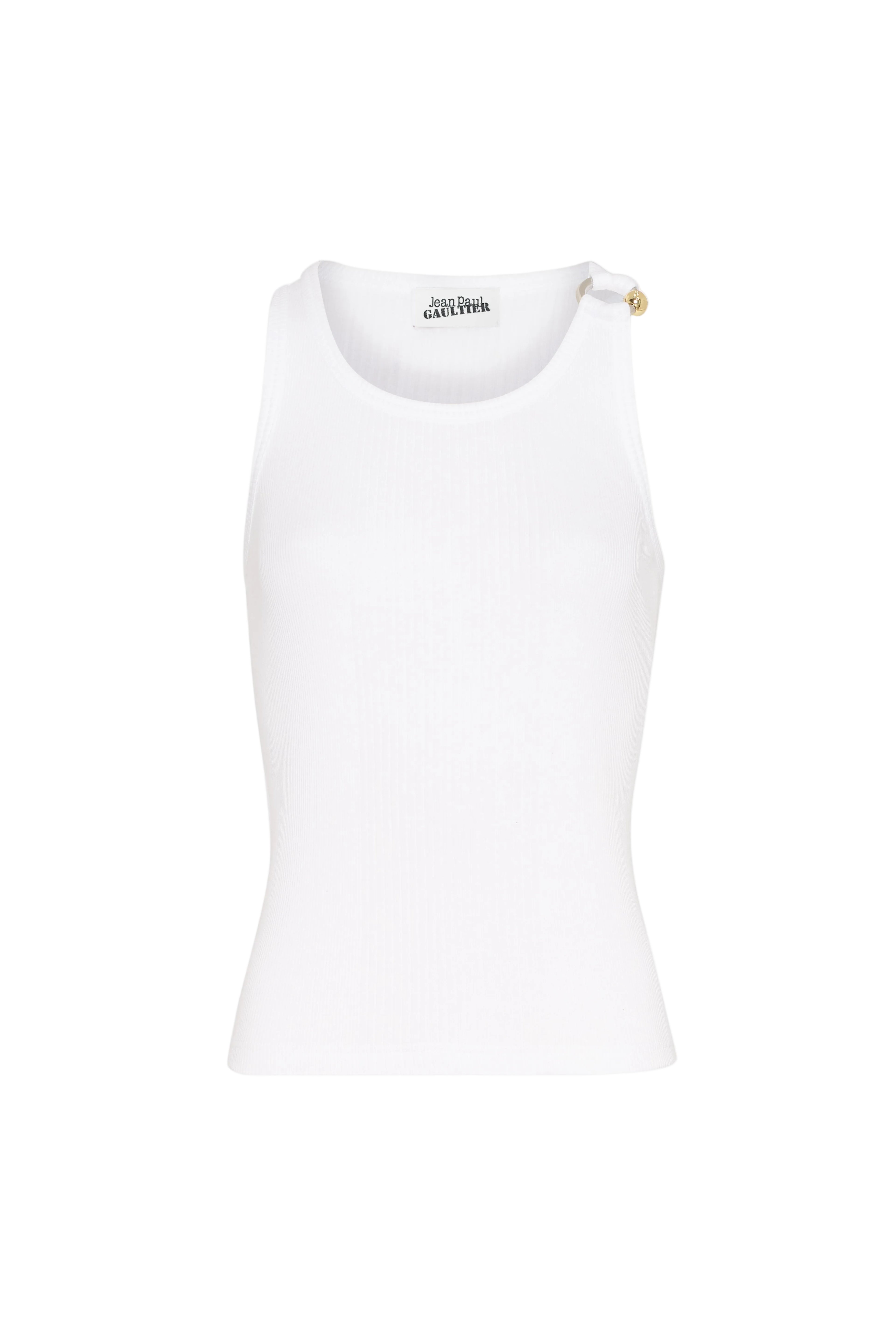 THE WHITE PIERCING TANK TOP - JPG
