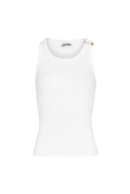 THE WHITE PIERCING TANK TOP - JPG