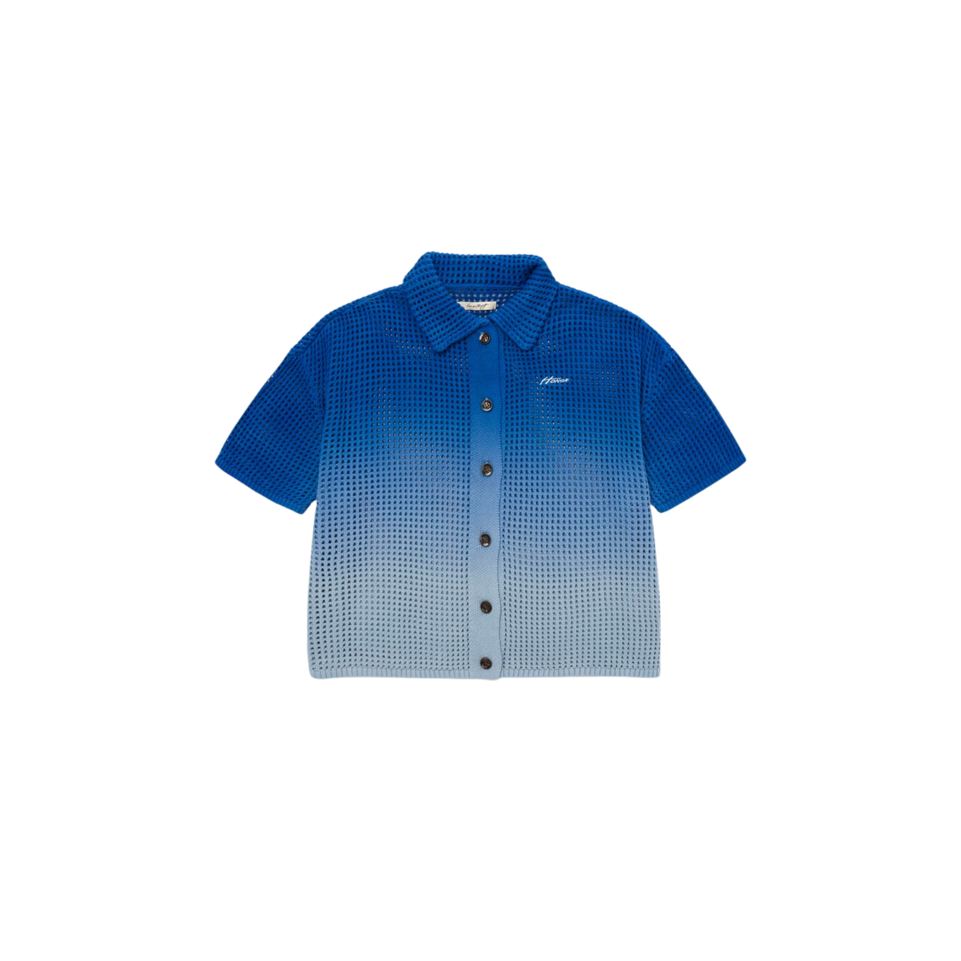WOMEN - SHIRT CROCHE OMBRE BLUE - HTG