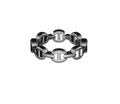 RING DAME TRI-LINK SILVER - Hoorsenbuhs