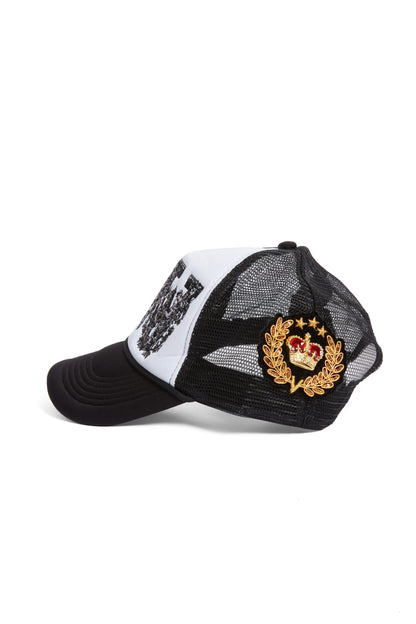 MEN - BAROQUE TRUCKET HAT BLACK - WDW