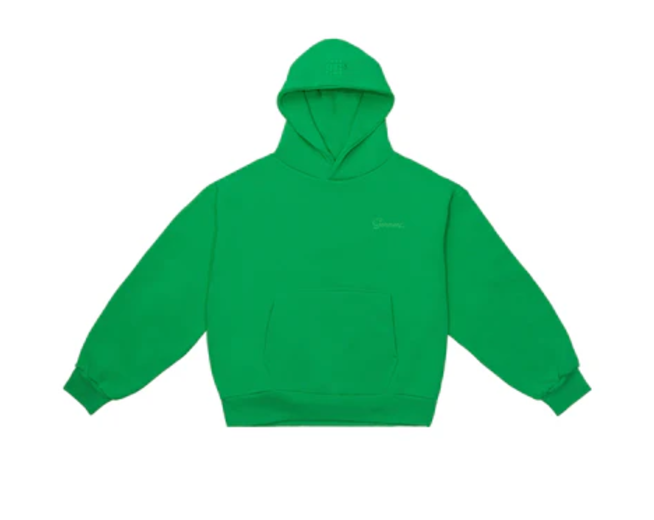MEN - Emerald Green Double Layered Hoodie - Garment Workshop