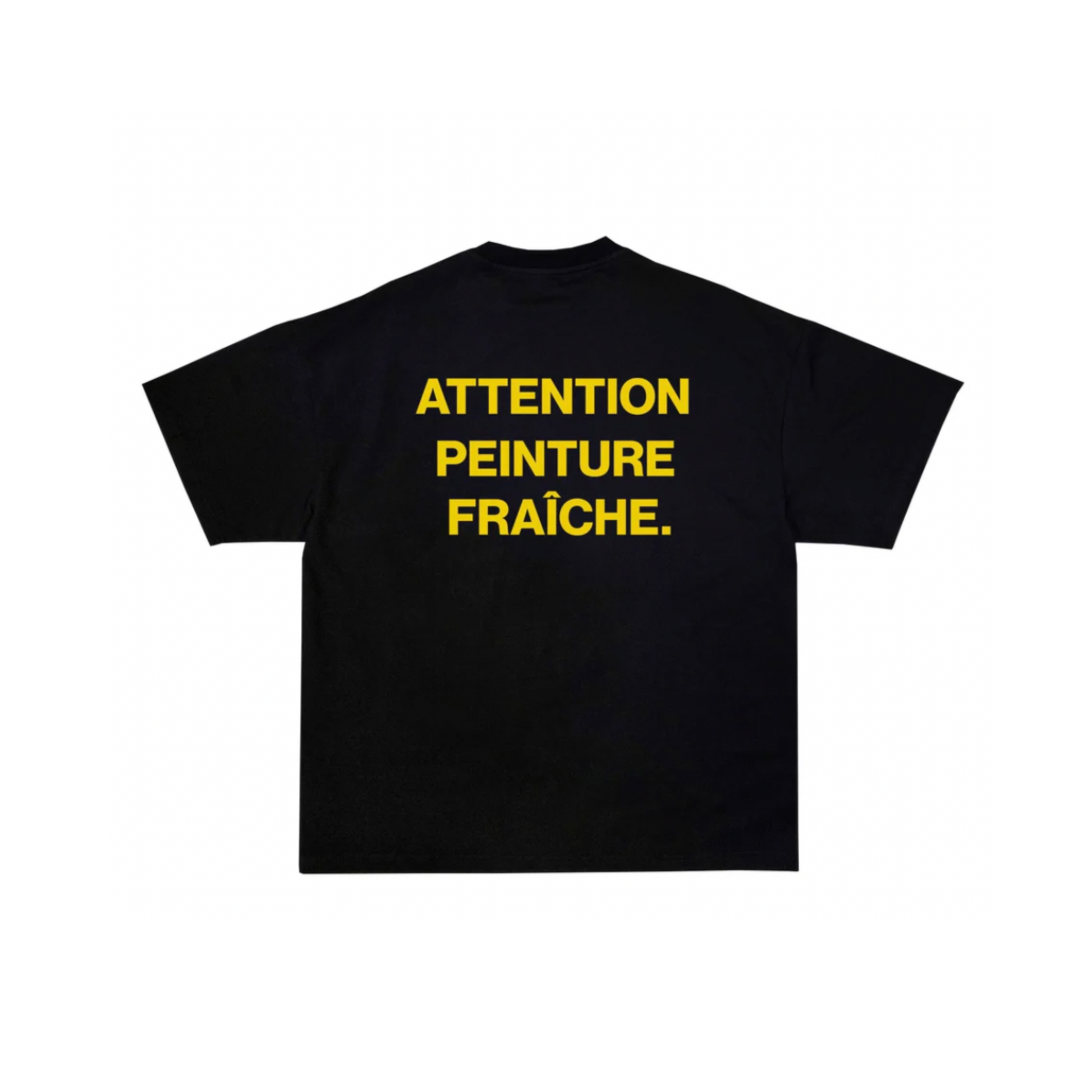 T-SHIRT Black/Yellow - APF