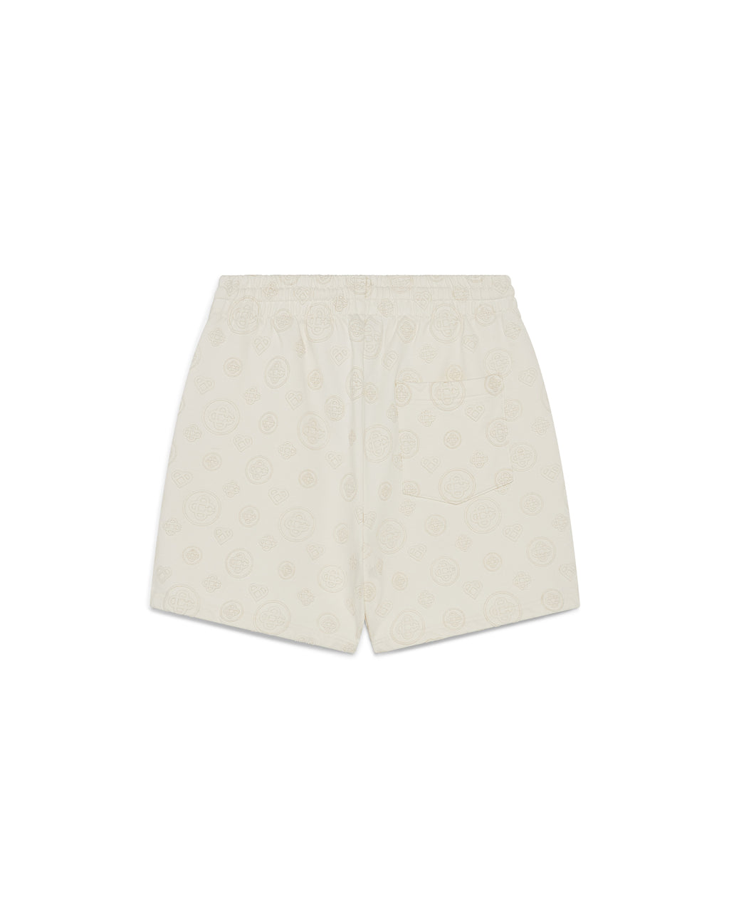MEN - SHORT DE SURVÊTEMENT MONOGRAM WHITE - Casa Blanca