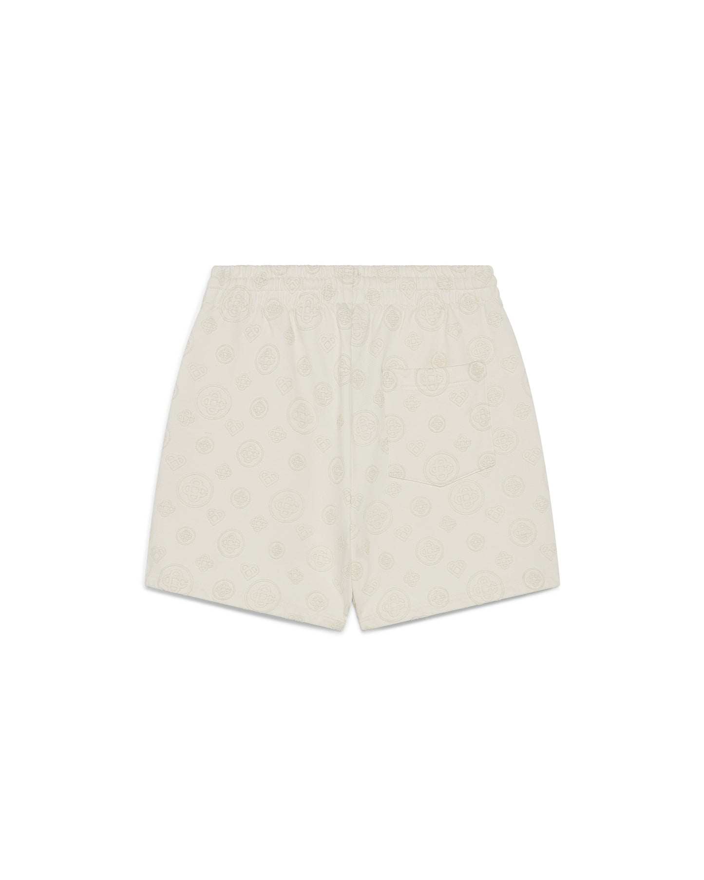 MEN - SHORT DE SURVÊTEMENT MONOGRAM WHITE - Casa Blanca