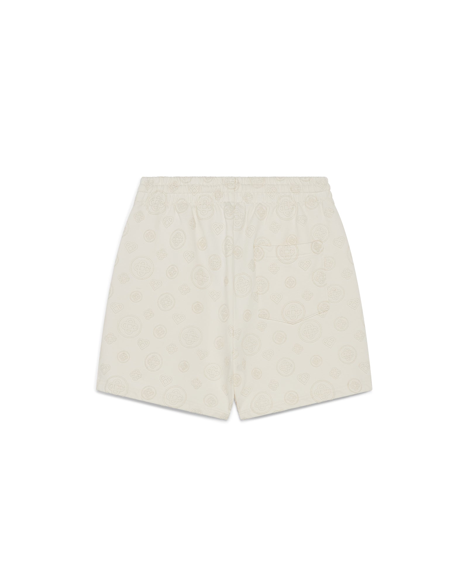 MEN - SHORT DE SURVÊTEMENT MONOGRAM WHITE - Casa Blanca