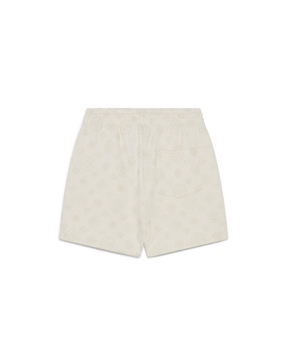 MEN - SHORT DE SURVÊTEMENT MONOGRAM WHITE - Casa Blanca