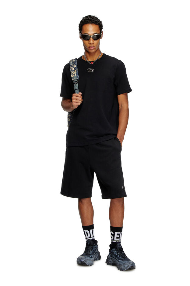 MEN - SHORT OVAL D BLACK P-MARSHY OD - Diesel