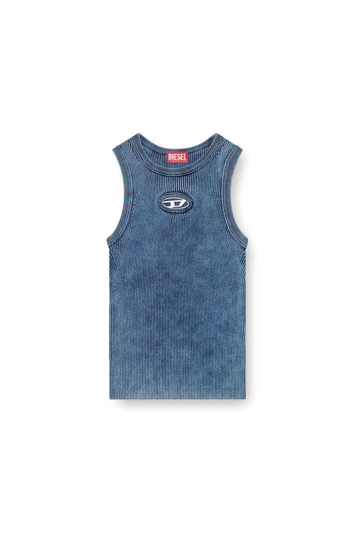 WOMEN - DRESS OVAL D DENIM EFFECT - Diesel