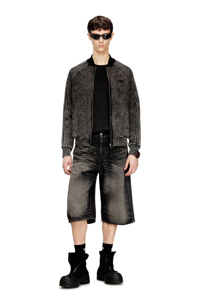 MEN - D-Enim-M-Short-S Black - Diesel