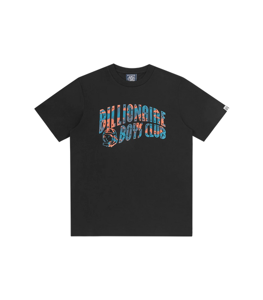 MEN - OVERLAY CAMO FILL ARCH LOGO T-SHIRT BLACK - BBC