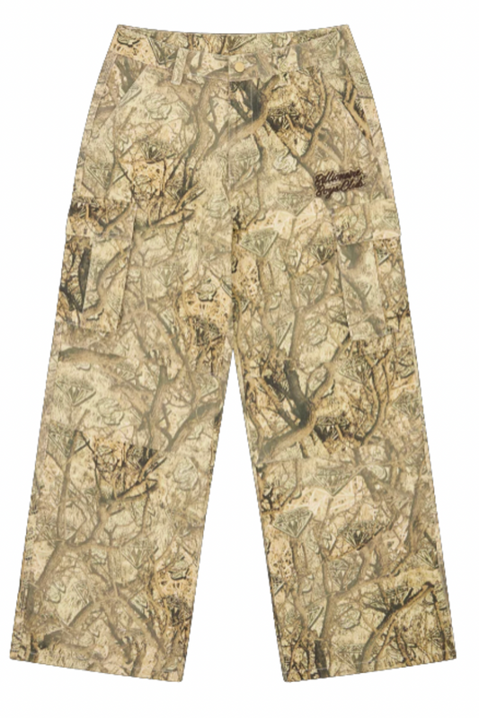 MEN - DIAMONDS & DOLLARS TREE CAMO CARGO PANTS CAMO - BBC