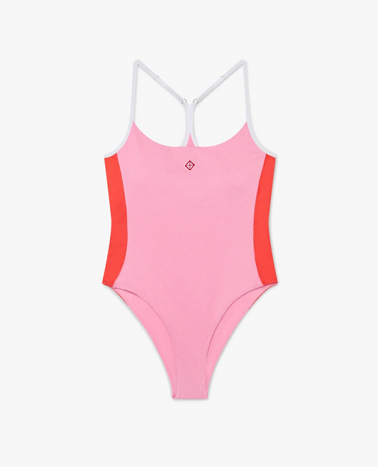 WOMEN - Pink Monogram Swimsuit - Casa Blanca