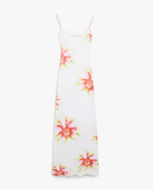 WOMEN - Glitch Orchid Soft Ribbed Maxi Dress - Casa Blanca